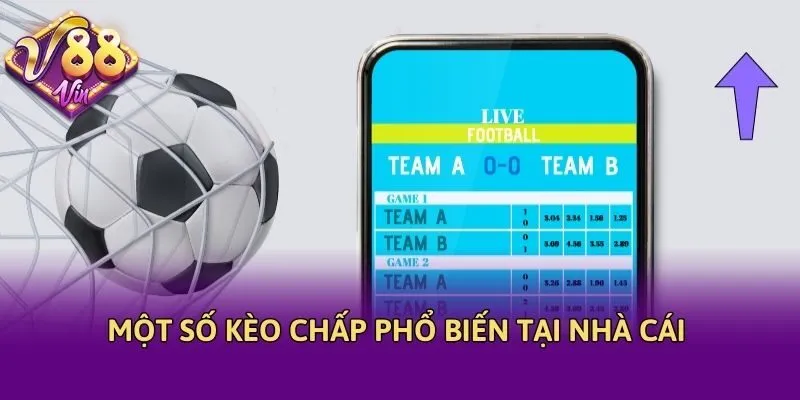 Một số kèo chấp phổ biến tại nhà cái
